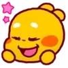 😌 Эмодзи «🤗 QooBee dragon emoji» для Telegram