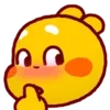 🤫 Эмодзи «🤗 QooBee dragon emoji» для Telegram