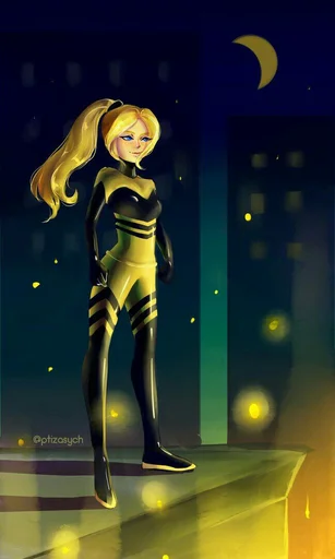 💛 Стикер «Queen Bee - Miraculous» для Telegram
