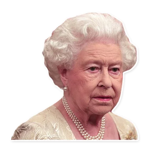 😟 Стикер «Queen Elizabeth II» для Telegram