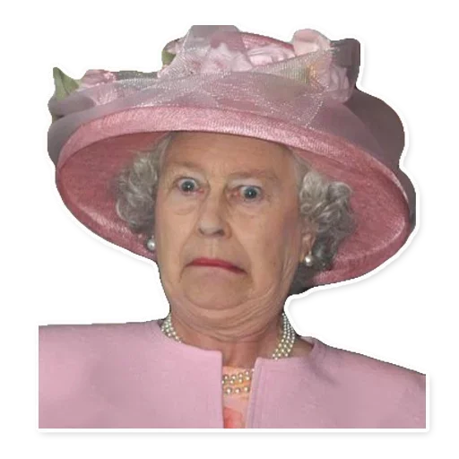 😑 Стикер «Queen Elizabeth II» для Telegram