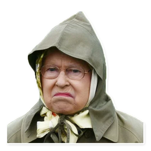 😔 Стикер «Queen Elizabeth II» для Telegram