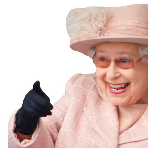 😃 Стикер «Queen Elizabeth II» для Telegram