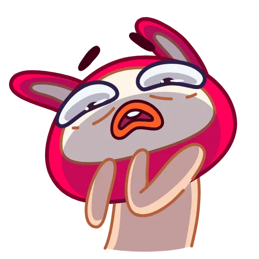 😨 Стикер «Rabbit emoji» для Telegram