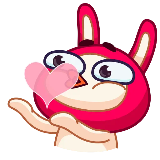 😘 Стикер «Rabbit emoji» для Telegram