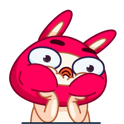 😞 Стикер «Rabbit emoji» для Telegram