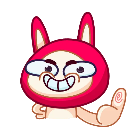 👍 Стикер «Rabbit emoji» для Telegram