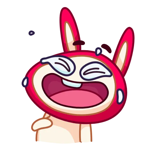 Стикерпак Rabbit emoji для Telegram