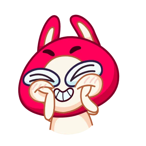 😊 Стикер «Rabbit emoji» для Telegram