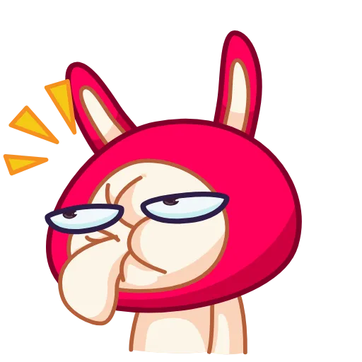 🤦‍♂️ Стикер «Rabbit emoji» для Telegram