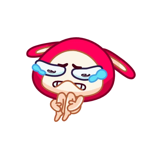 😭 Стикер «Rabbit emoji» для Telegram