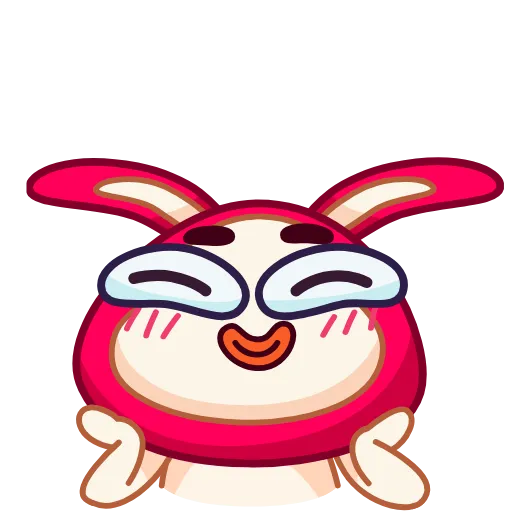 😍 Стикер «Rabbit emoji» для Telegram