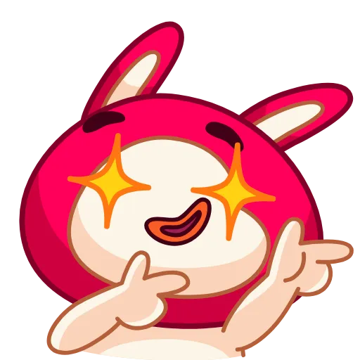 👀 Стикер «Rabbit emoji» для Telegram