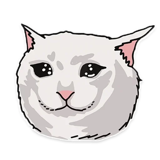 😿 Стикер «Qzu» для Telegram