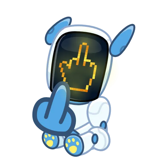 🖕 Эмодзи «R2-DOG2» для Telegram