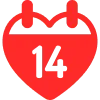 🗓 Эмодзи «Red Valentine» для Telegram