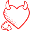 😈 Эмодзи «Red Valentine» для Telegram