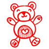 🧸 Эмодзи «Red Valentine» для Telegram