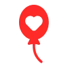 🎈 Эмодзи «Red Valentine» для Telegram