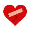 💔 Эмодзи «Красный Шатер» для Telegram