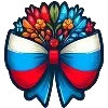 🎀 Эмодзи «День России» для Telegram