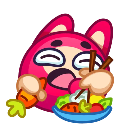 🥗 Эмодзи «Rabbit Emoji» для Telegram