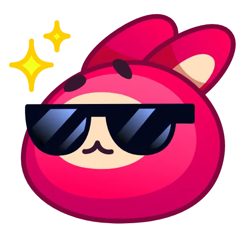 😎 Эмодзи «Rabbit Emoji» для Telegram