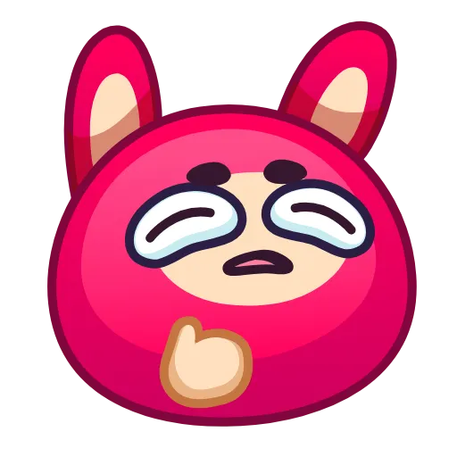 🥱 Эмодзи «Rabbit Emoji» для Telegram