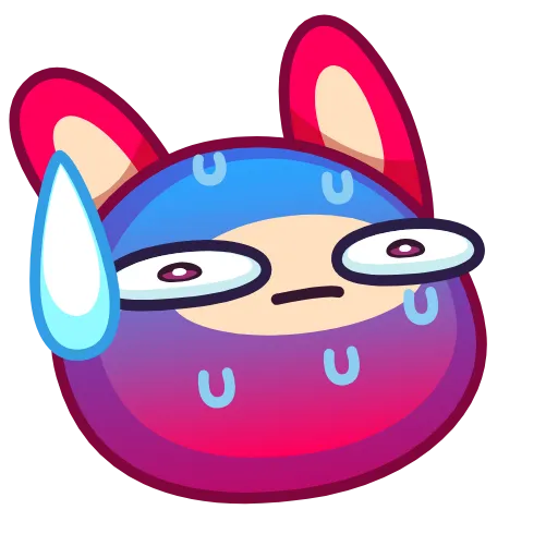 😰 Эмодзи «Rabbit Emoji» для Telegram