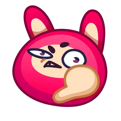 👎 Эмодзи «Rabbit Emoji» для Telegram