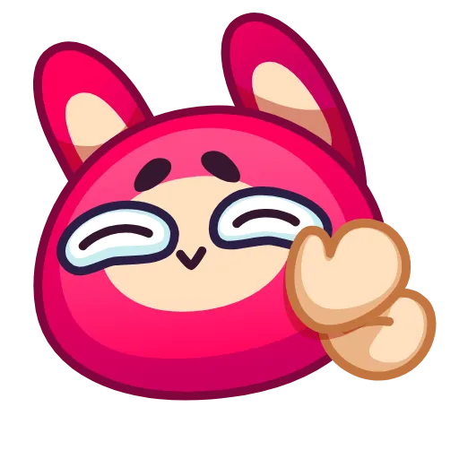 👏 Стикер «Rabbit Emoji Pack» для Telegram