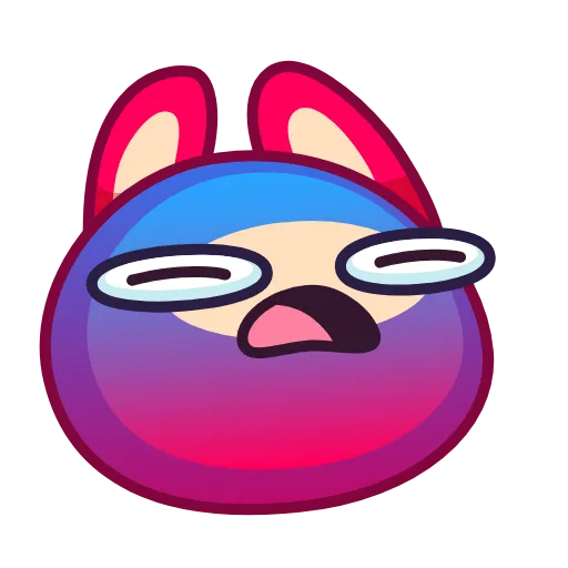 😰 Стикер «Rabbit Emoji Pack» для Telegram