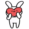 😚 Эмодзи «Rabbit White Hare» для Telegram