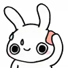 Эмодзи Rabbit White Hare для Telegram — скачать