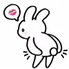 🤪 Эмодзи «Rabbit White Hare» для Telegram