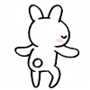 💃 Эмодзи «Rabbit White Hare» для Telegram