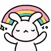 🌈 Эмодзи «Rabbit White Hare» для Telegram