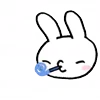 🥳 Эмодзи «Rabbit White Hare» для Telegram