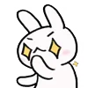 🤩 Эмодзи «Rabbit White Hare» для Telegram
