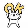 👌 Эмодзи «Rabbit White Hare» для Telegram