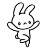 😶 Эмодзи «Rabbit White Hare» для Telegram