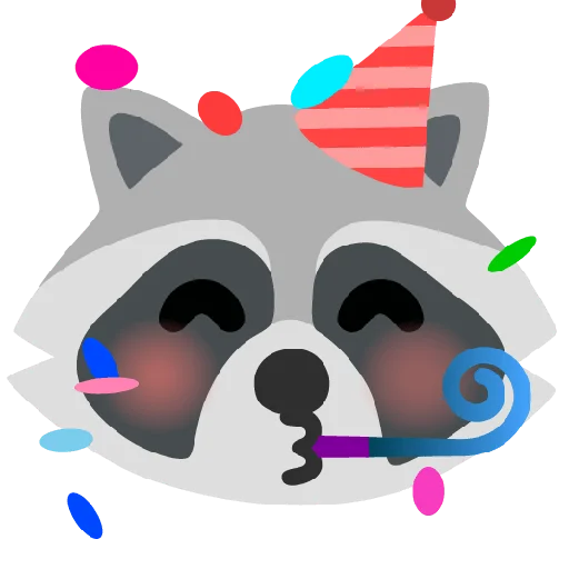 🎉 Стикер «Raccmoji» для Telegram
