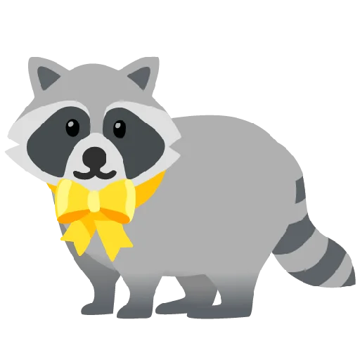 🎀 Стикер «Raccmoji» для Telegram