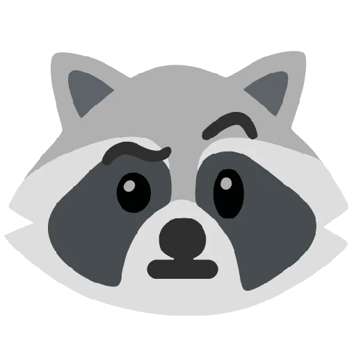 🤨 Стикер «Raccmoji» для Telegram