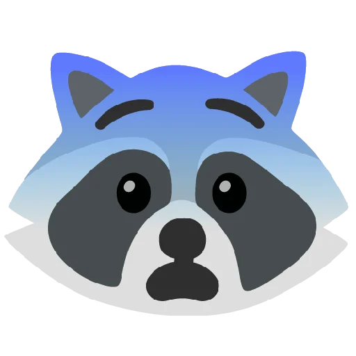 😨 Стикер «Raccmoji» для Telegram