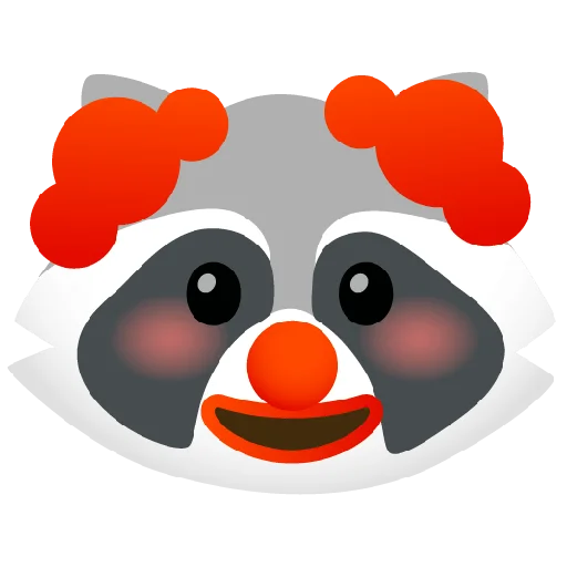 🤡 Стикер «Raccmoji» для Telegram