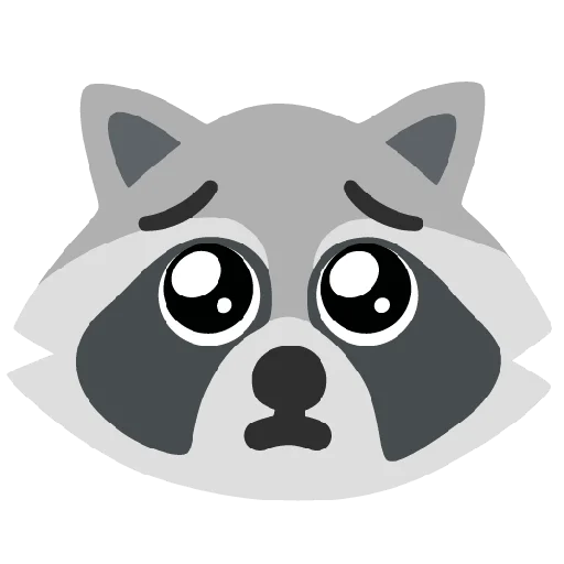 🥺 Стикер «Raccmoji» для Telegram