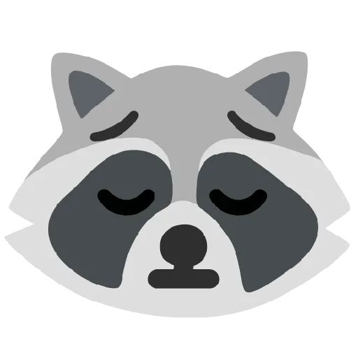 😔 Стикер «Raccmoji» для Telegram
