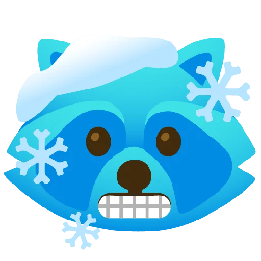 🥶 Стикер «Raccmoji» для Telegram