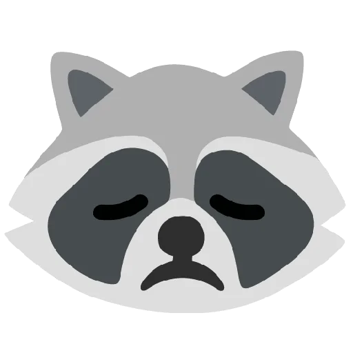 😞 Стикер «Raccmoji» для Telegram